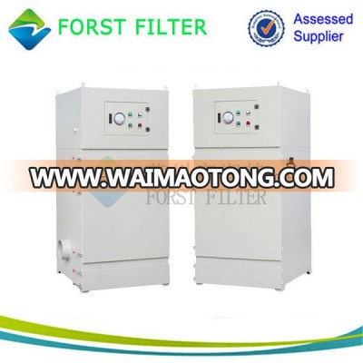 Supply air filter cartridge filtration systems for laser cutting