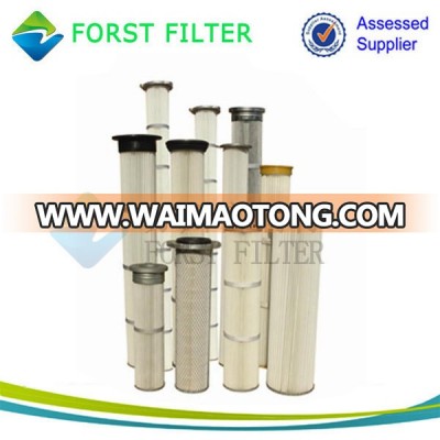 FORST High Quality Dust Filter Pleated Bag Catridge Filter for Industry