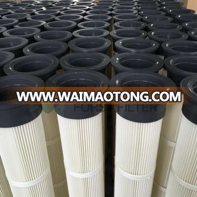 FORST Long Polyester Pleated Dust Remove Cartridge Filters Manufacture